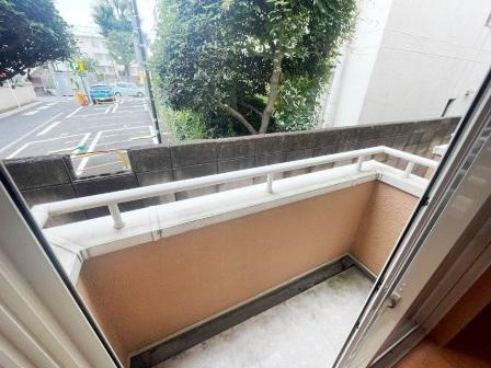 白山ヒルズのバルコニー