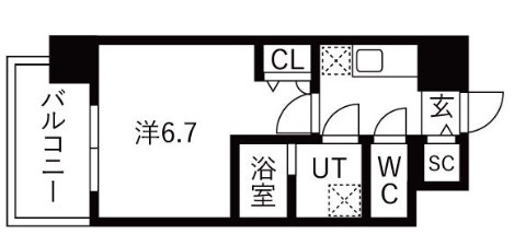 【間取り】 | ワールドアイ大阪East City