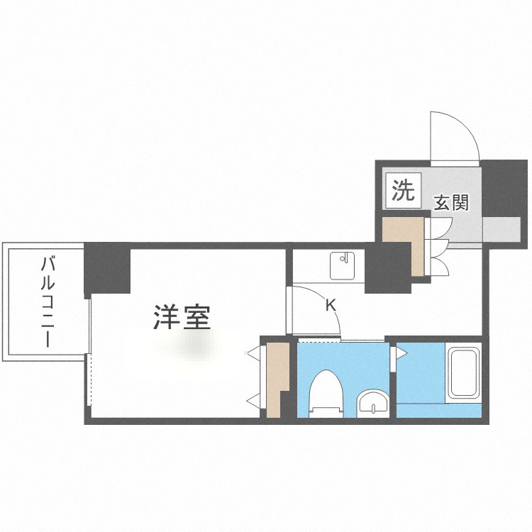 メゾン夕陽ヶ丘の間取り