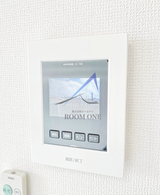 オデッセイⅢのセキュリティ|モニター付きインターホンです。