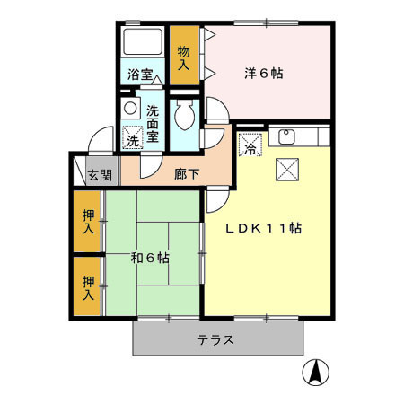 エスポワールの間取り