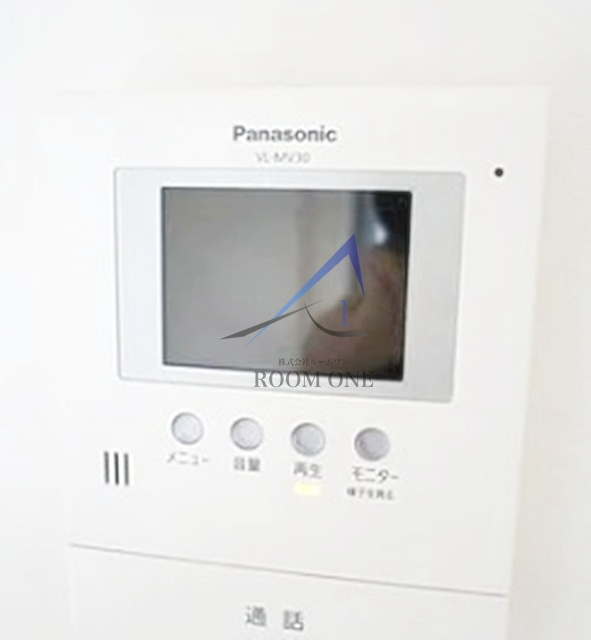 シャンテのセキュリティ|モニター付きインターホンです。