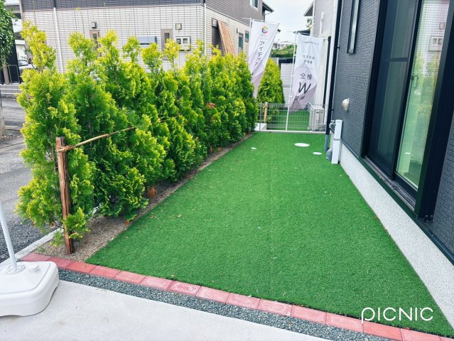 リナージュ／北区八景水谷3丁目／３号棟の庭