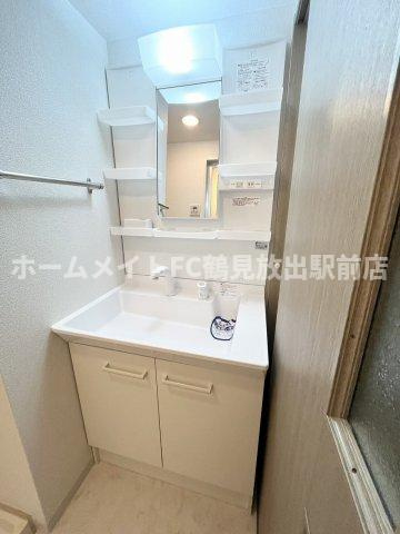 大阪市鶴見区浜５丁目の賃貸マンションの独立洗面台