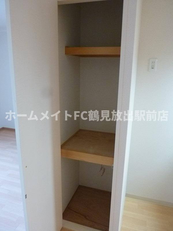 東大阪市西堤楠町３丁目の賃貸マンションの収納