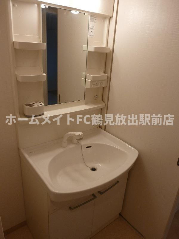 東大阪市西堤楠町３丁目の賃貸マンションの独立洗面台