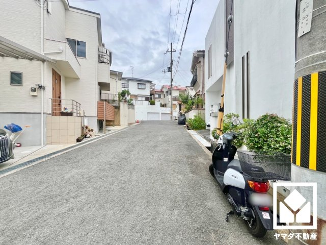八幡市橋本平野山の前面道路含む現地写真