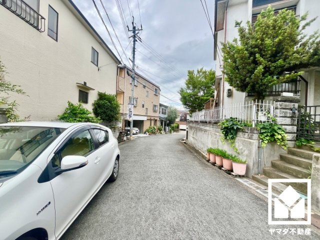 八幡市橋本平野山の前面道路含む現地写真