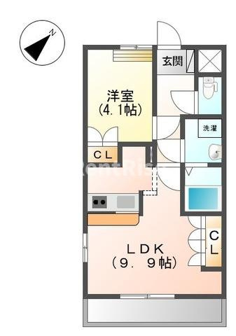 プランドールⅠの間取り|間取図