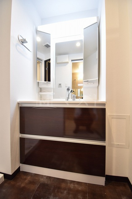 大阪市中央区材木町の賃貸マンションの洗面所