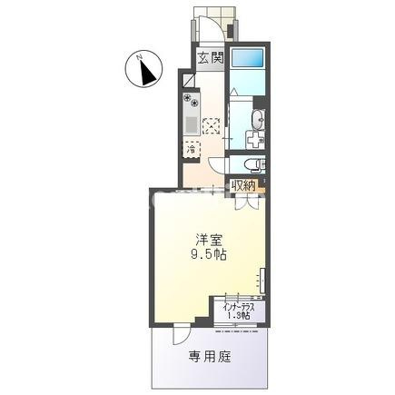 カーサグリチネの間取り|間取図