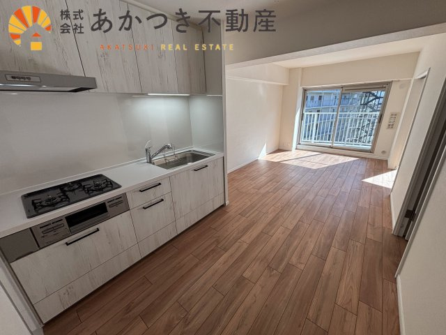 明石土山駅前スカイハイツ　B棟のキッチン