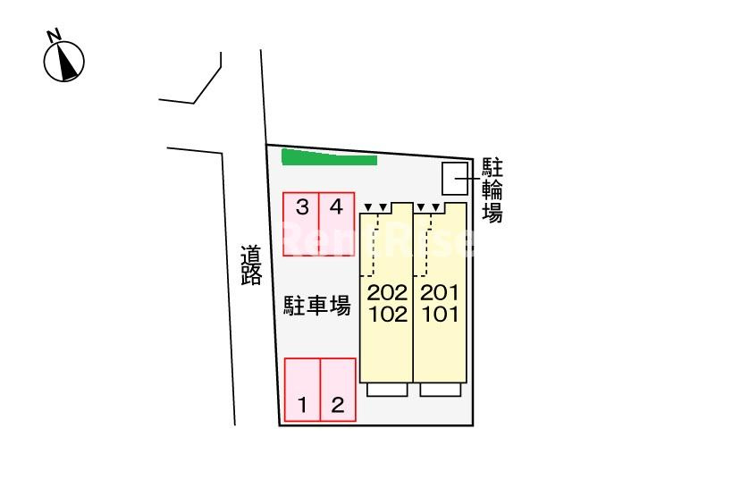 アメニティ９８の駐車場|駐車場