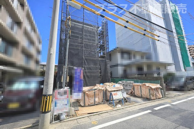 【外観】 | 福岡市西区姪の浜1丁目1期　1号棟（全2棟）【仲介手数料無料・0円】 | 建築中の物件は、お近くのモデルハウスも一緒にご覧頂けます。