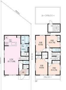 VerGarden舟倉1丁目　3号棟　『カースペース3台（車種による）』の画像
