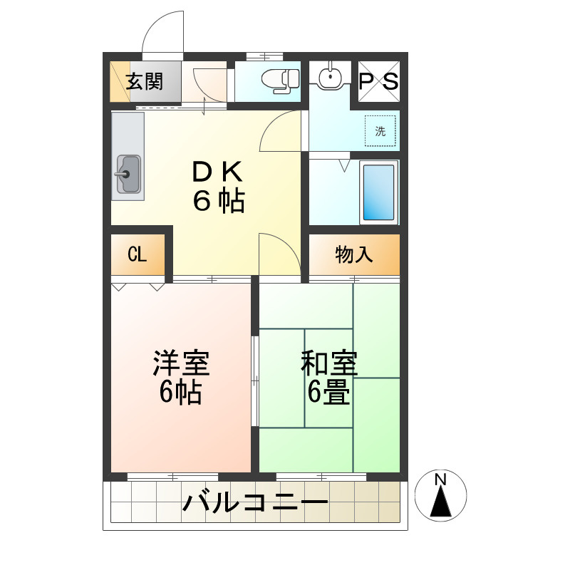 パルトネールひのきの間取り