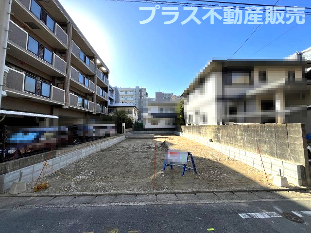 【外観】 | 福岡市西区姪浜1丁目1期　2号棟（全2棟）【仲介手数料無料・0円】 | 現地写真。同じ物件を見るなら、プラス不動産販売にお任せ下さい。