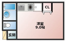 コーポレーヴの間取り