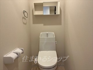 広島市安佐北区落合南３丁目のアパートのトイレ|シャワートイレ