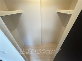広島市安佐北区落合南３丁目のアパートの収納|ウォークインクローゼット