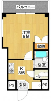 【間取り】 | アネシス新大阪 | アネシス新大阪　１２０１号室