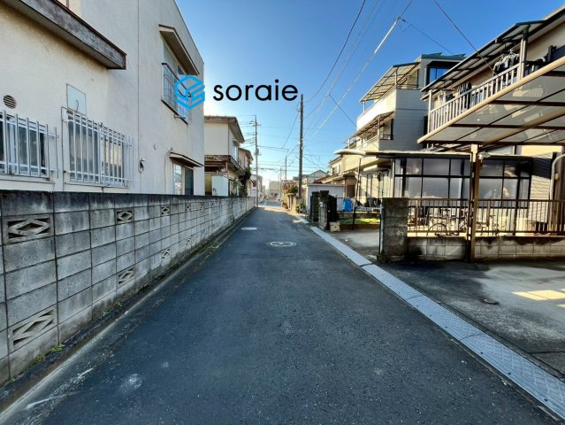 川越市宮元町　新築戸建の前面道路含む現地写真|1月25日撮影