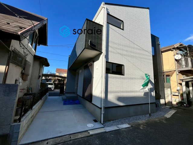 川越市宮元町　新築戸建の外観|1月25日撮影