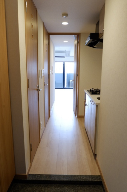 ルーブル大島弐番館の玄関