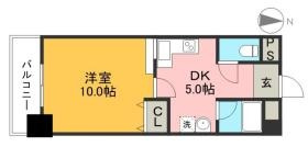 エルミタージュ天神の間取り|間取り図