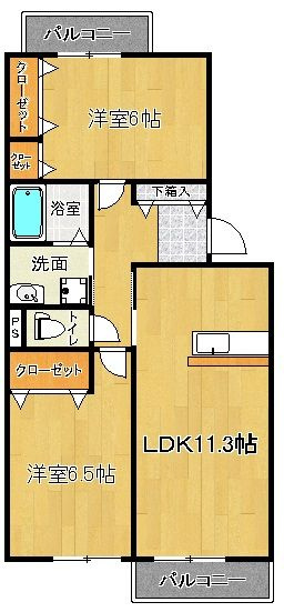 ミルキークォーツの間取り|使い勝手の良い間取りです♪