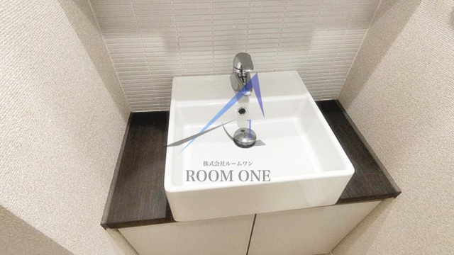 ステージファースト蒲田アジールコートの洗面所|洗面台です。