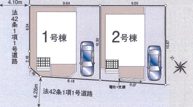 入間市東町第9　新築戸建 クレイドルガーデンの区画図