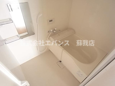 【浴室】 | 仁戸名町Ｈ貸家Ⅱ | ゆったり過ごせるお風呂です