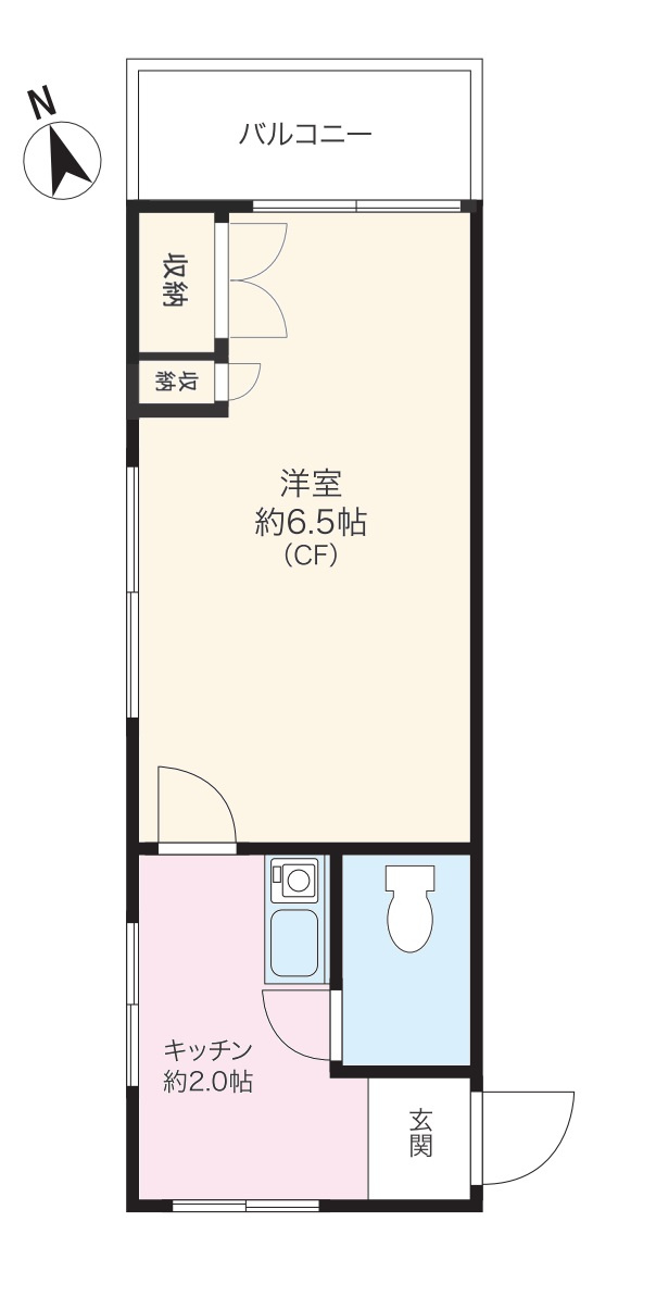 ラ・セゾン白山の間取り