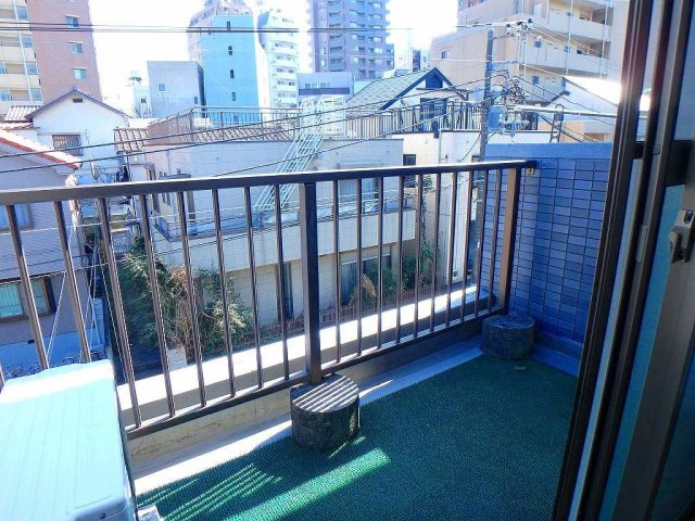 ラ・セゾン白山のバルコニー