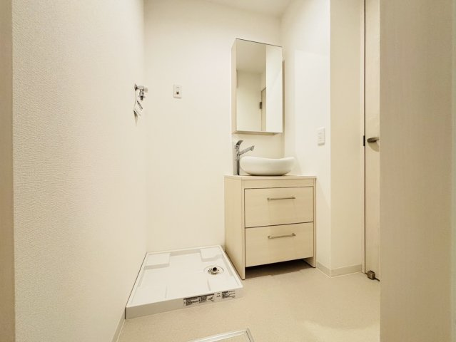 筑紫野市紫２丁目のアパートの洗面所|別号数タイプ