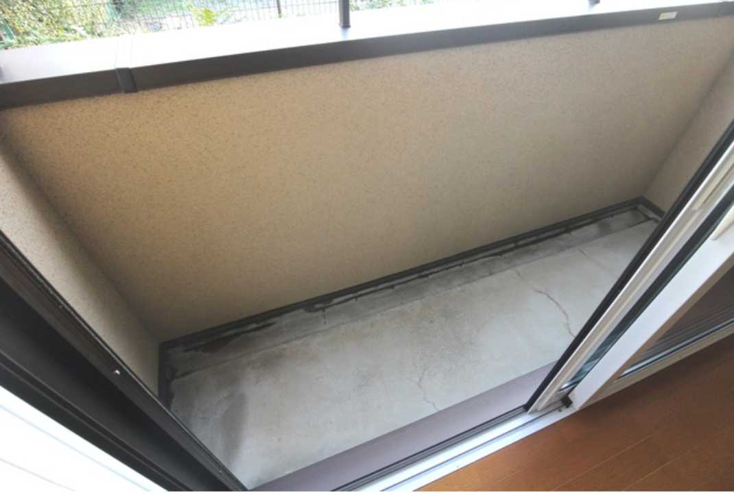 ベルカーサ岡本　南向き　角部屋　三井ホーム施工のバルコニー