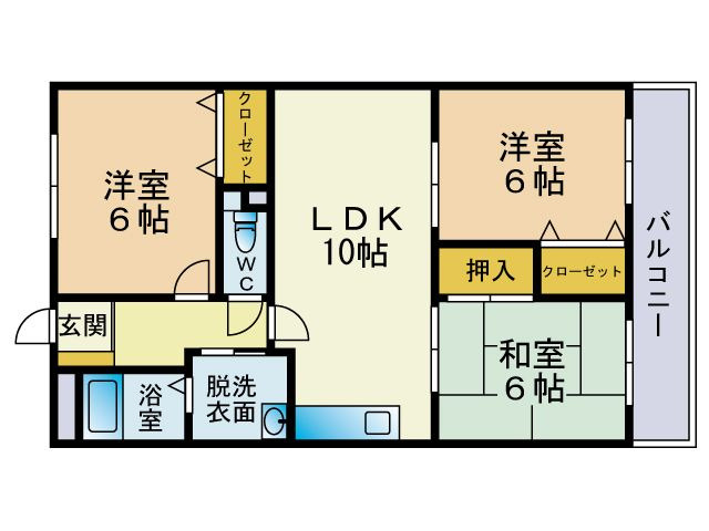 プレスト筒井の間取り