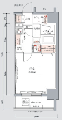 【間取り】 | CREVISTA南千住 | 間取り