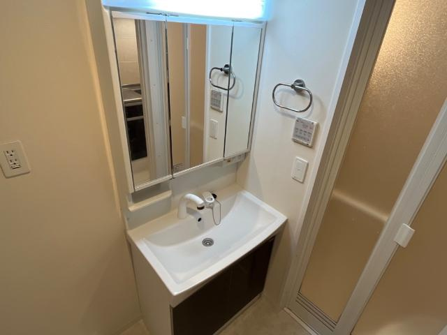 ビスカリア猫洞の洗面所|洗髪洗面化粧台