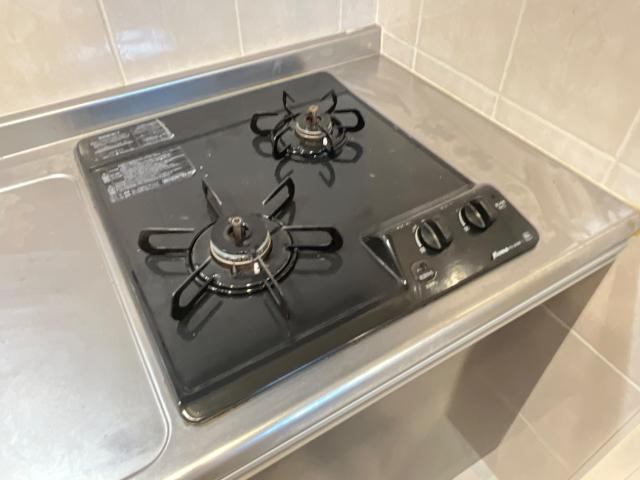 ビスカリア猫洞のキッチン|ガスコンロ