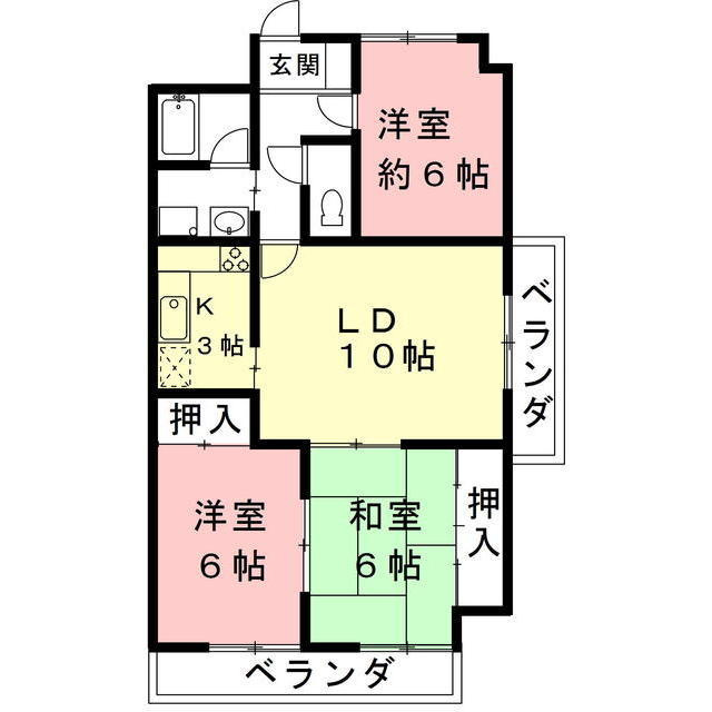 Ｓｑｕａｒｅ２５の間取り