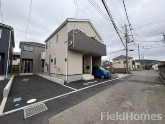 小田原市永塚新築戸建て　第4-3号棟の前面道路含む現地写真|前面道路含む現地写真です。