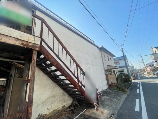 【前面道路含む現地写真】 | 東大阪市西鴻池町1丁目　建築条件無しの売土地