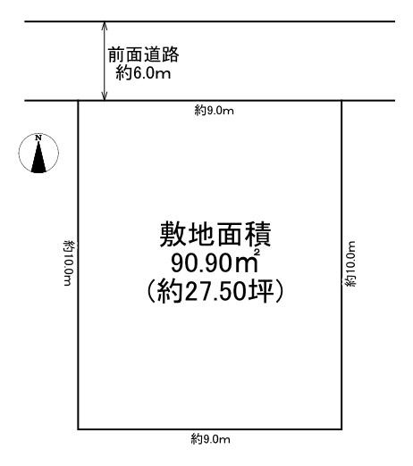 【土地図】 | 大阪市鶴見区今津中1丁目　1区画