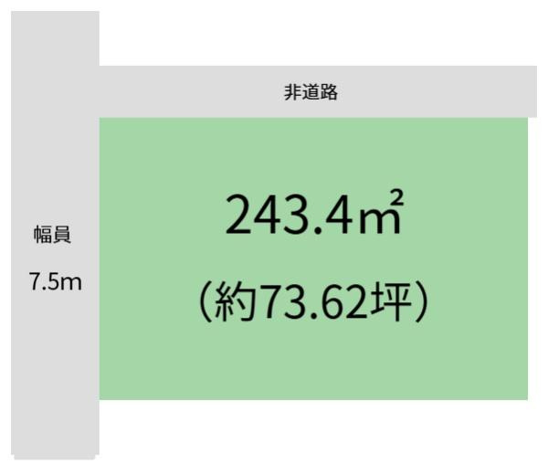 紀の川市名手市場　土地の土地図