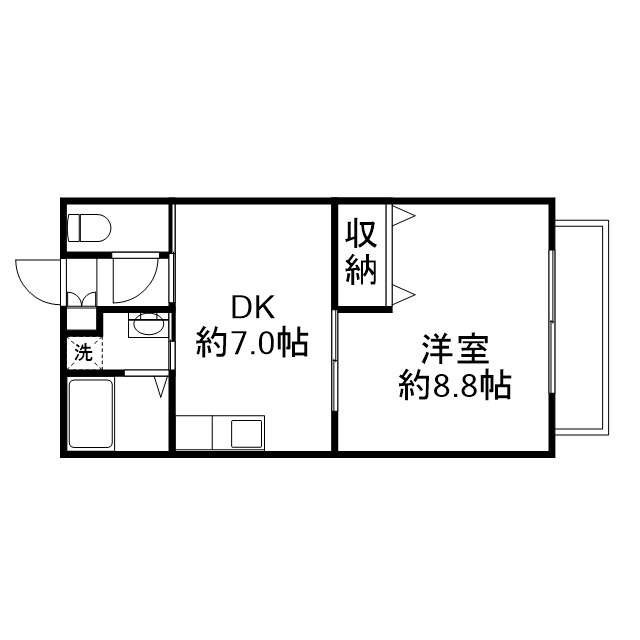 ラ・セゾンソレイユの間取り