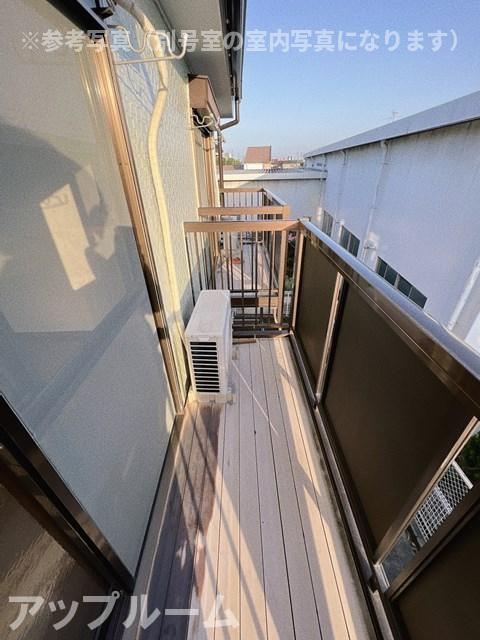 グリーンハイツ外堀のバルコニー