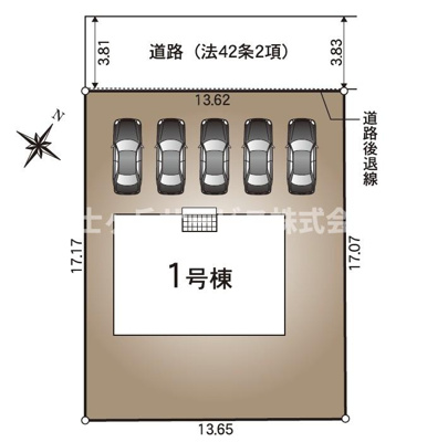 【区画図】 | 浜松市浜名区細江町中川 3期 新築一戸建て | 区画図です