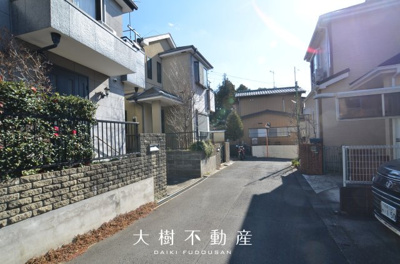 【前面道路含む現地写真】 | 座間市緑ケ丘3丁目　売地　全１区画